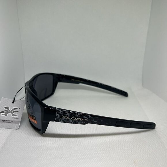 X-Loop Oval Wrap Mens Sunglasses - Picture 3 of 3